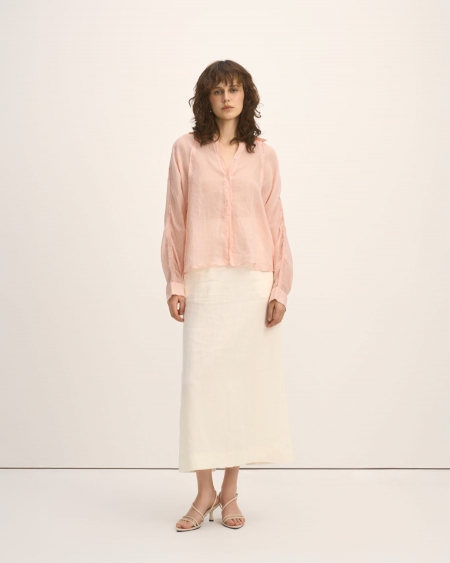 Airy Shirt in Soft Pink